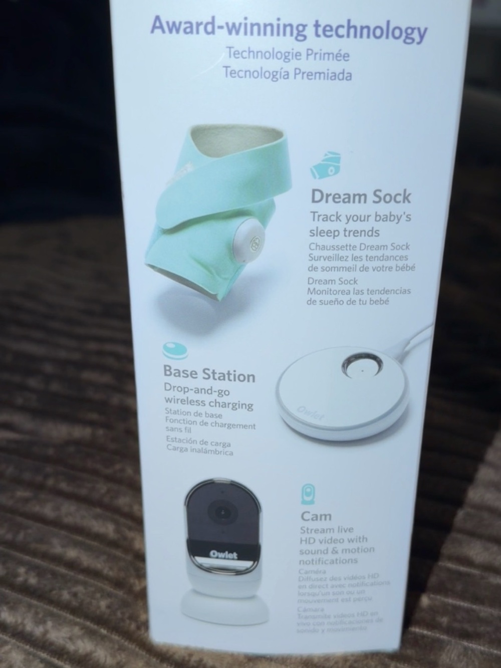 Owlet Dream Sock Baby Sleep Monitor Sock in Mint Green
